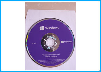 Franceses do OEM da chave da licença versão original de 64 bloco GENUÍNO de Microsoft Windows 10 do bocado do pro
