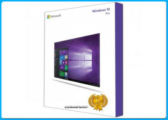 64- Bloco das janelas 10 do retalho da caixa do bocado pro, versão varejo do profissional de Windows 10