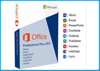 Software inglês do profissional de Microsoft Office 2013 da versão, caixa Dvd do retalho de Microsoft Office