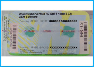 Bocado do padrão r2 64 do servidor 2008 da janela VITÓRIA do MS de 5 CAL (1 - 4 processador central + licença de 5 CAL do usuário)