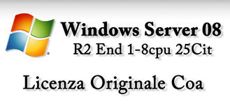 A empresa R2, Windows do servidor 2008 da vitória separa a licença chave genuína Retailbox do software 2008 padrão