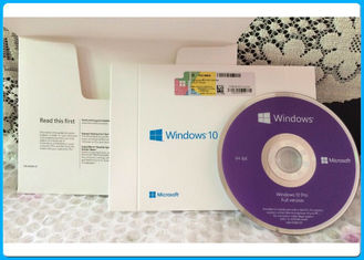 Licença genuína do OEM do bocado DVD do software 32x 64 de Microsoft Windows 10 profissionais pro