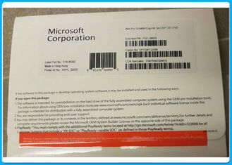 Bocado selado novo DVD do software 64 de Microsoft Windows 10 pro com inglês da chave x do OEM