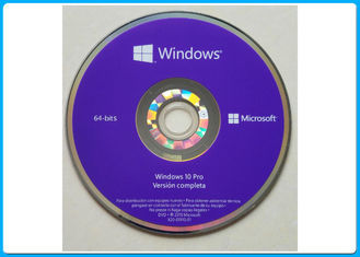 Bloco espanhol do OEM do BOCADO original do software 64 do OEM de Microsoft das janelas 10