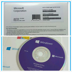 Multi software de Microsoft Windows 10 do lanuage pro, licença do COA do OEM de Win10 pro DVD