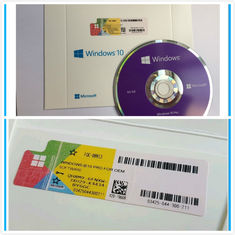 De caixa 100% de Dvd da chave do OEM de 64 bocados de Microsoft Windows 10 do PC/computador pro 32/genuíno