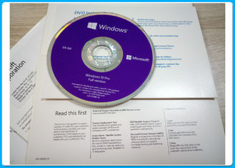 Emperramento CHAVE GENUÍNO do e-mail do OEM DVD da versão completa 64-bit profissional de Microsoft Windows 10
