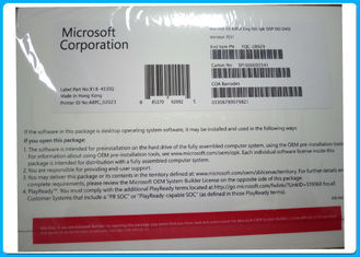 Bloco genuíno do OEM da licença do COA do software 64Bit DVD+ de Microsoft Windows 10 pro