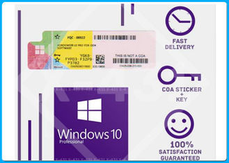 Etiqueta 32/64bit da licença do COA de Windows 10 genuínos pro para a garantia vitalícia após a ativação em linha