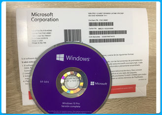 Versão do espanhol do bloco 64BIT FQC-08981 do OEM do software de Microsoft Windows 10 originais pro