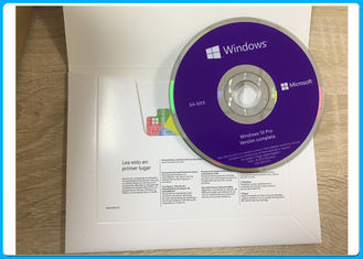 Chave espanhola em linha da licença do Oem da versão da ativação Windows10 pro + disco genuíno de DVD