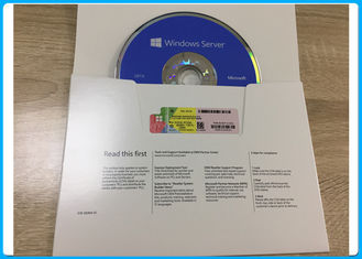 Servidor 2016 64bit padrão DVD dos software de Microsoft Windows com CALS de 5 usuários e bloco do OEM de 16 núcleos