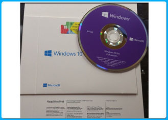 Chave selada nova da licença do COA do bocado DVD+ do profissional 64 de Microsoft Windows 10 pro