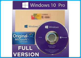 Software DVD de Microsoft Windows 10 genuínos do ITALIANO pro/licença do COA ativação em linha 32bit 64bit da chave