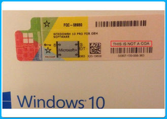 Software DVD de Microsoft Windows 10 genuínos do ITALIANO pro/licença do COA ativação em linha 32bit 64bit da chave
