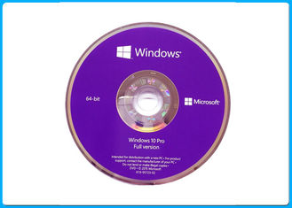 Caixa profissional do OEM da etiqueta +64BIT DVD do Coa do Oem de Windows 10 do computador