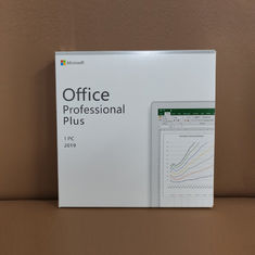 Dispositivo do PC da chave DVD 1 da licença de Microsoft Office Professiona 2019 para a transferência em linha de Windows 10