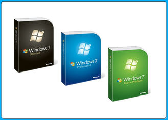 Caixa varejo de Microsoft Windows 7 completos do bocado do bocado 64 da versão 32 pro com russo/inglês