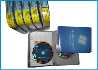 A pro caixa varejo Windows que de Windows 7 7 DVD profissionais vendem a varejo selou o bocado 32 o bocado e 64
