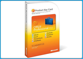 Etiqueta do Coa do escritório 2010 do código chave da caixa do retalho de Microsoft Office do original de 100% pro