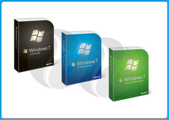 Bocado varejo do profissional 64 das janelas 7 da caixa de Windows 7 versão completa do pro com software da chave do produto