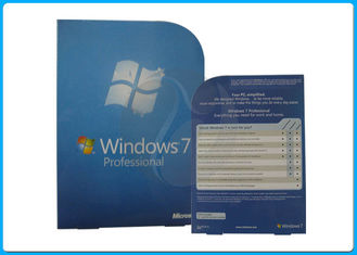 Chave 100% do produto do OEM da ativação do bocado do bocado 64 da caixa sp1 32 de Windows 7 pro + elevação Win10 varejos