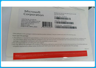 Caixa varejo DVD do padrão do servidor 2012 de Microsoft Windows para o bloco do OEM do CALS do COA 2 de sever2012 r2