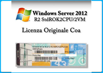 Datacenter 64-bit do CALS sever2012 do processador central 2 VM /5 do OEM 2 do padrão 2012 R2 x do servidor de Microsoft Windows