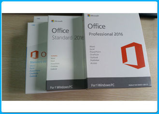 As janelas inglesas da licença do padrão 2016 de Microsoft Office vendem a varejo a ativação em linha da versão