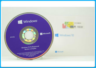 Versão completa Microsoft Windows 10 franceses do OEM DVD do construtor de sistema do bocado da vitória pro 64