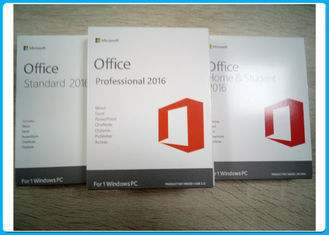 Bocado bocado/64 genuíno de Dvd Retailbox 32 do padrão de Microsoft Office 2016