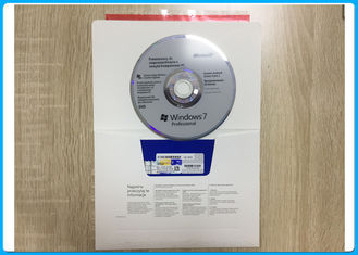 Licença do COA do OEM de 2 construtores da chave do OEM do GB RAM Windows 7 pro &amp; 64 bocado DVD