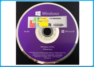 bloco do Oem do software de 32BIT 64BIT DVDMicrosoft Windows 10 ativação em linha chave original do pro
