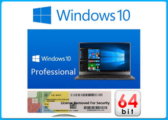 Multi chave do Oem da etiqueta 32bit 64bit do Coa de Microsoft da vitória 10 da língua pro para o computador
