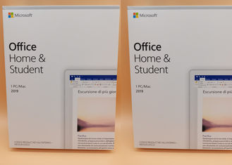 A ativação em linha da casa e do estudante 100% de Microsoft Office 2019 encaixotou a chave 2019 inglesa do escritório HS da versão para Mac/PC