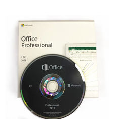 OEM profissional 1280x800 do MS Office 2019 com código chave do Coa de DVD