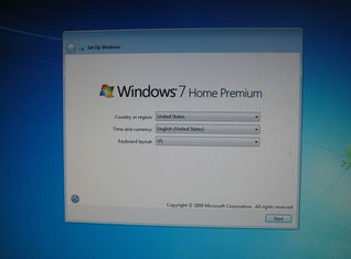 Do bocado home do prêmio 64 de Windows 7 dos software de Microsoft Windows da chave de FPP caixa completa do retalho da versão