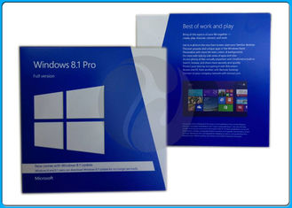 Caixa completa 64-bit do retalho da versão de Microsoft Windows 8,1 pro DVD do PC/computador