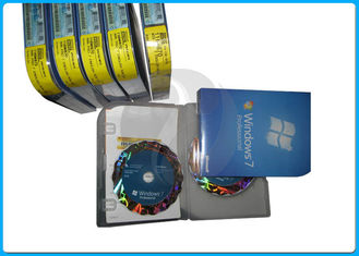 Bocado varejo sp1 DEUTSCH DVD+COA do profissional 64 de MS Windows 7 da caixa de Windows 7 pro