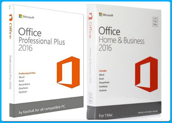 Produto varejo de Microsoft Office da caixa do profissional de Microsoft Office 2016