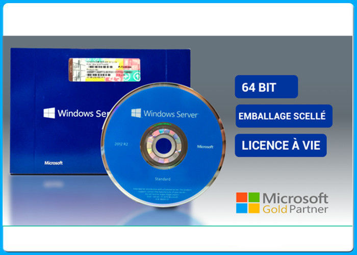 Usuário varejo da caixa x64-bit DVD-ROM 5 do servidor 2012 ingleses de Microsoft Windows da versão