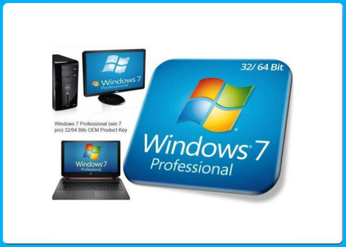Construtor de sistema varejo DVD da caixa 32bit/64bit de Microsoft Windows 7 pro 1 bloco - chave do OEM