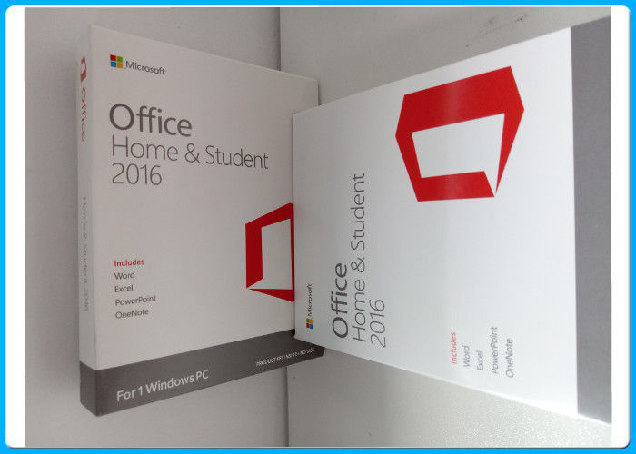 Microsoft Office o cartão chave de 2016 home e do estudante da licença/NENHUM disco/DVD ativou em linha