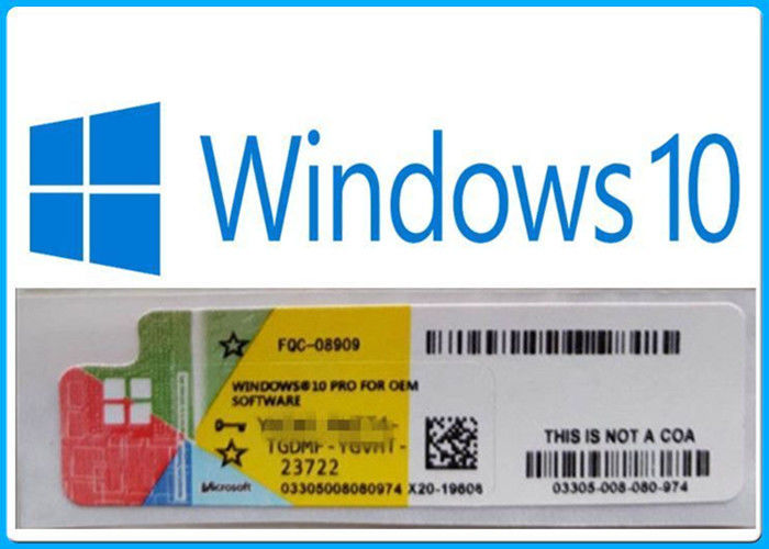 Chave do produto do Oem do software/Windows 10 de Microsoft Windows 10 em linha da ativação de 100% pro