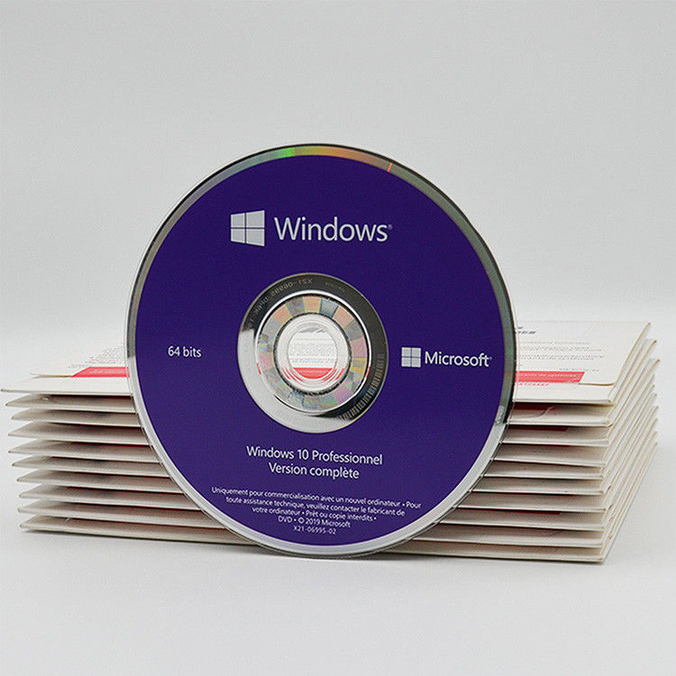 Dvd profissional do OEM da língua inglesa da vitória 10 de Windows 10 pacote completo do pro